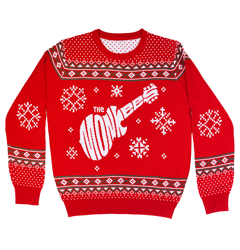 Snowflake Guitar Woven Sweater